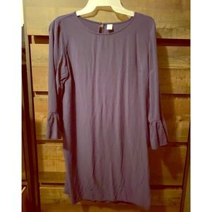 Navy blue quarter sleeve dress